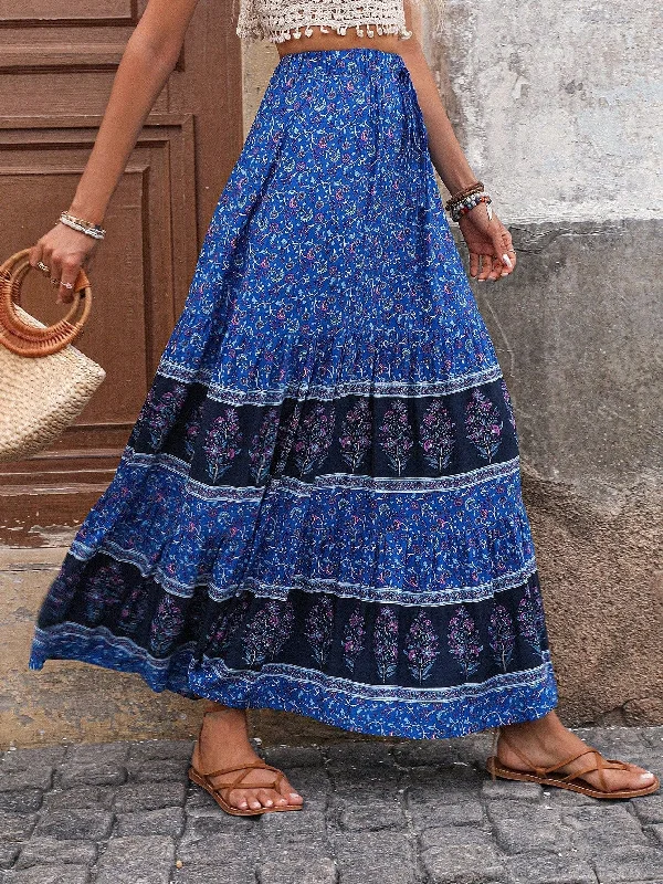 PIPPA Maxi Skirt - Blue