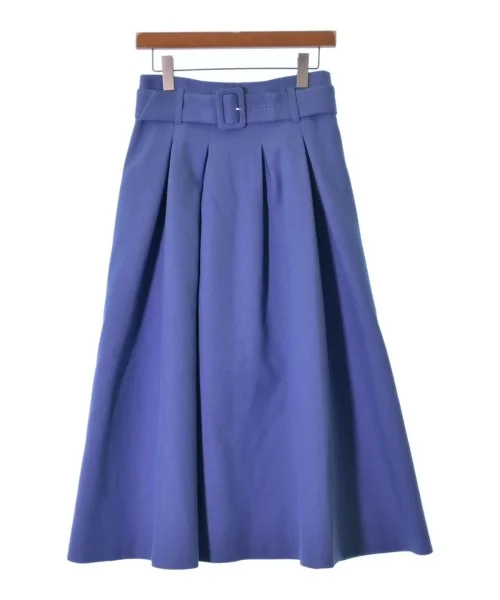 QUEENS COURT Long/Maxi length skirts silk skirt smooth
