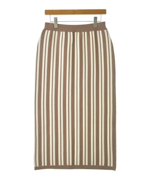 three dots Long/Maxi length skirts silk skirt lustrous