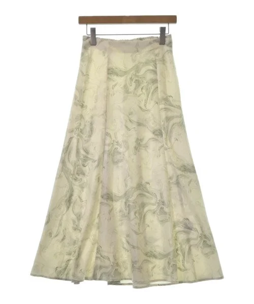 ViS Long/Maxi length skirts a-line skirt cut