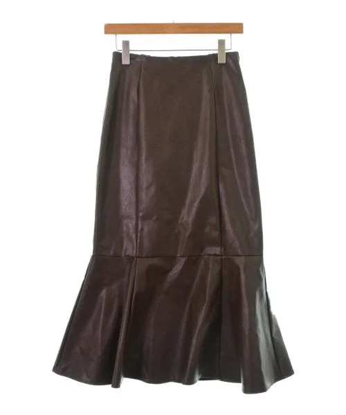 fredy emue Long/Maxi length skirts leather skirt sleek