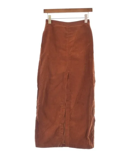 AURALEE Long/Maxi length skirts silk skirt smooth