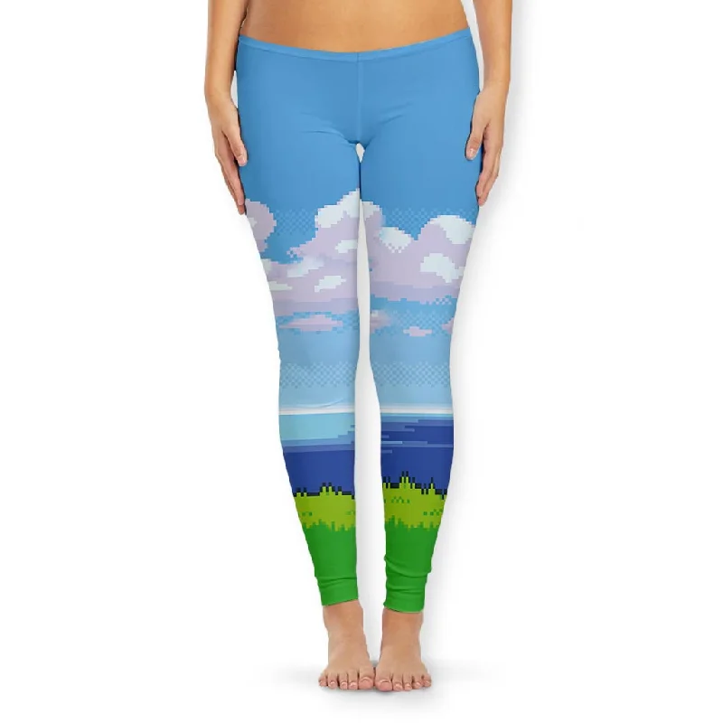 8-Bit Ocean Women's Leggings