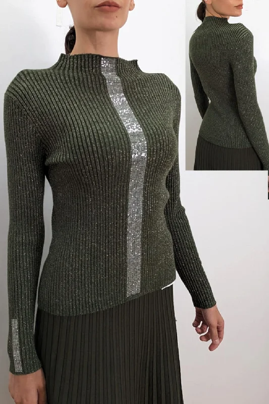 SA5002 SWEATER (BLK, OLIVE)