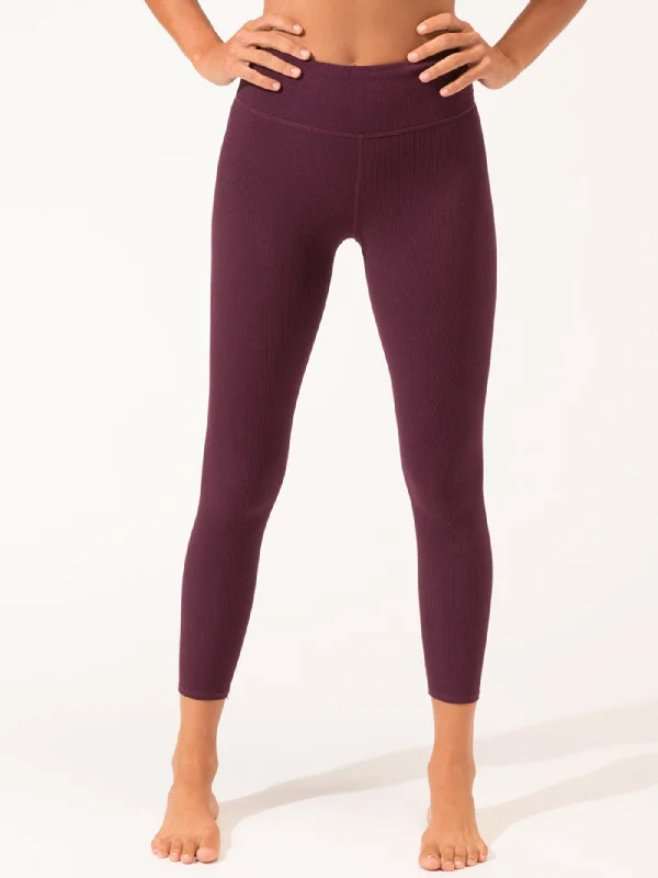 Arielle Rib Legging Comfortable Running Leggings