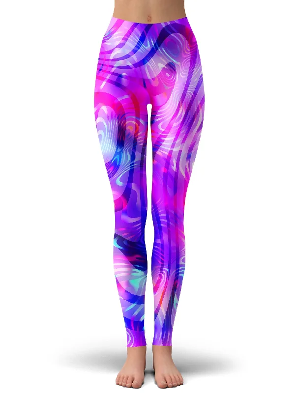 Dilated Leggings Fashionable Fitted Workout Leggings