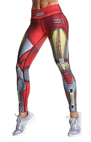 Drakon Leggings Women´s Activewear Workout Pants Printed Compression Pants Yoga Tights