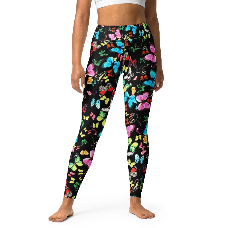 ELEVATED ESSENTIALS, BOOTY BOOSTING HIGH WAISTBAND LEGGING BUTTERFLY