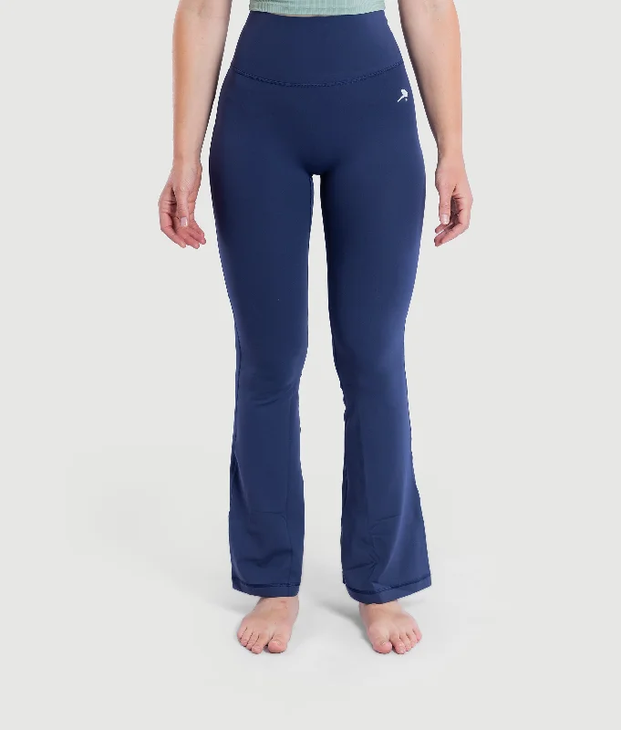 Elle Flare Leggings - Navy