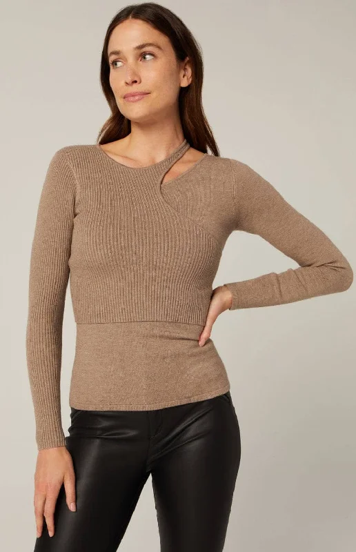 Tashin Asymetric Sweater | Heather Birch