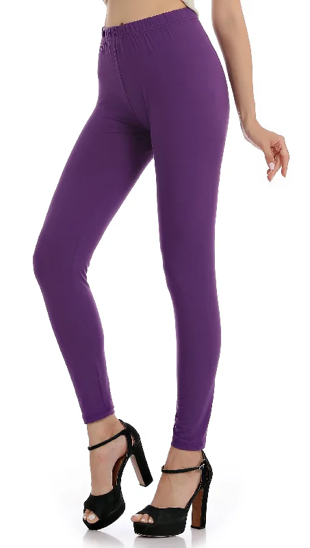 Falari Classic Leggings - Purple