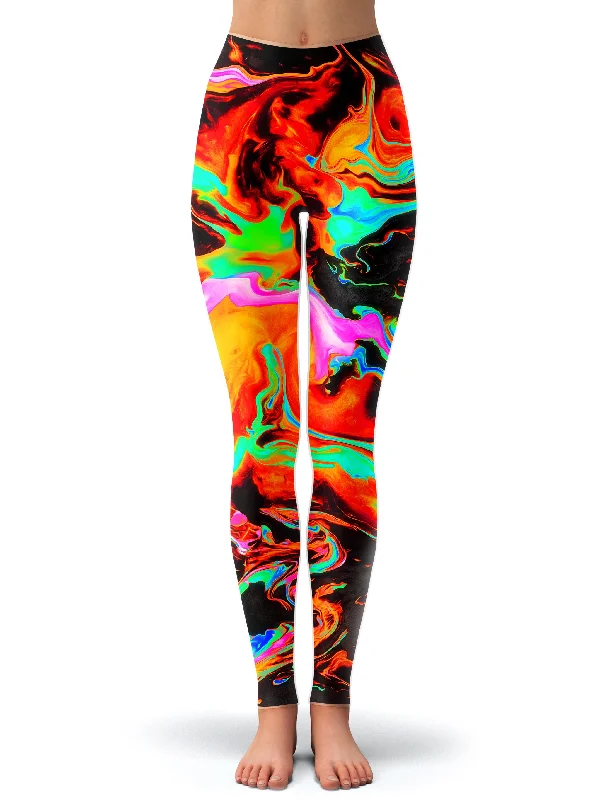 Fluidity Leggings Stylish Compression Fit Leggings