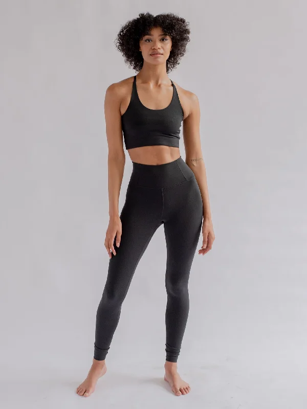 Girlfriend Collective Float High Rise Leggings - Black