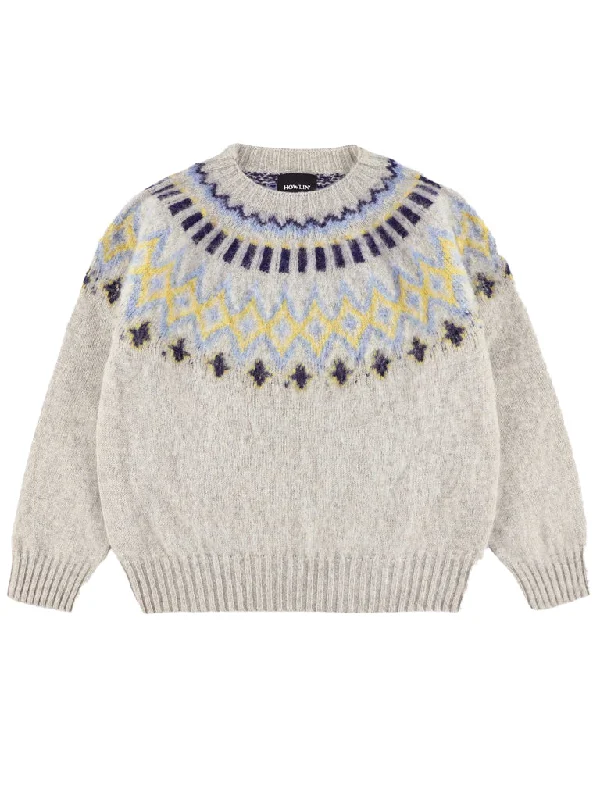 Howlin' Disco Circus Sweater in Cosmic Latte