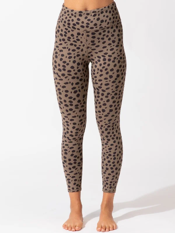 Jackie High Rise 7/8 Sport Legging 24" Trendy Spandex Leggings