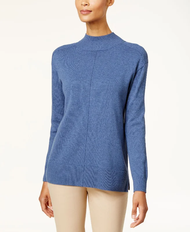 Karen Scott Mock Neck Sweater