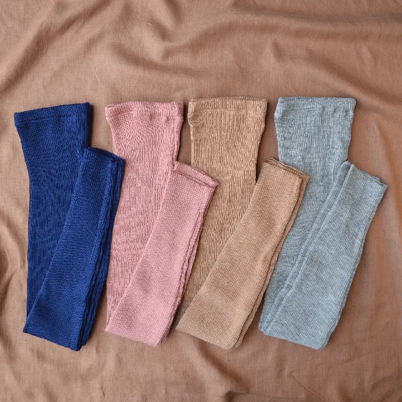 Lightweight Knitted Merino Rib Leggings (Kids 9-12y+ / Women 8-12)