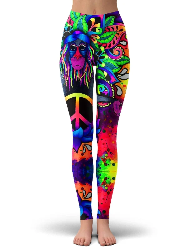 Peace Rafiki Leggings Elegant Sheer Leggings