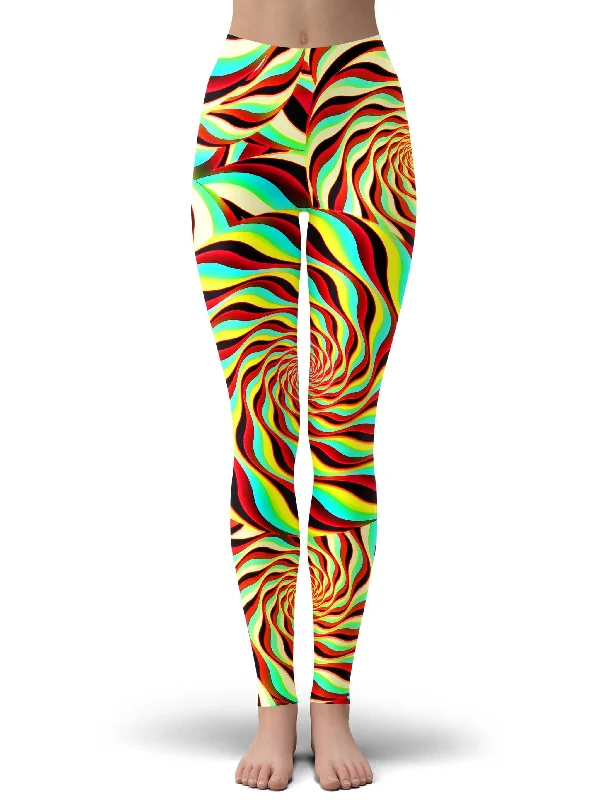 Pineal Swirl Leggings Trendy Minimalist Leggings