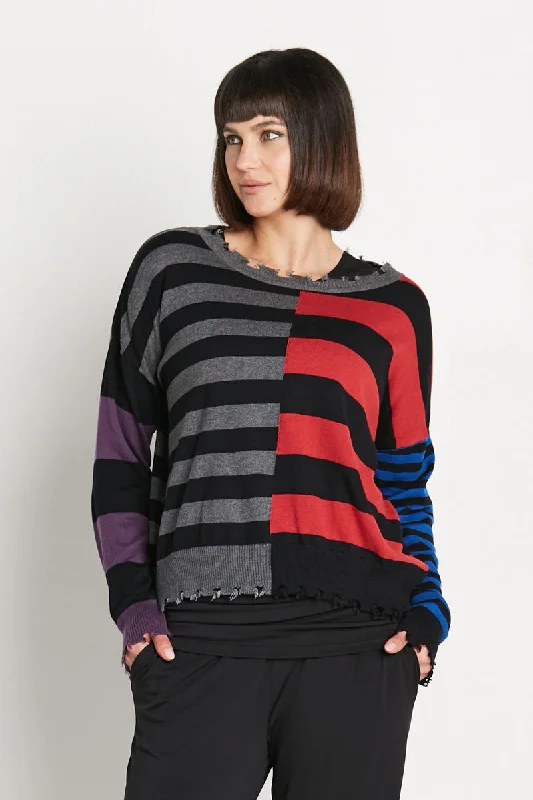 Planet Mixed Stripes Sweater