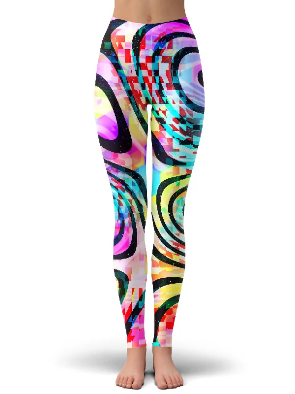 Psytrance Leggings Comfortable Leggings with Pockets