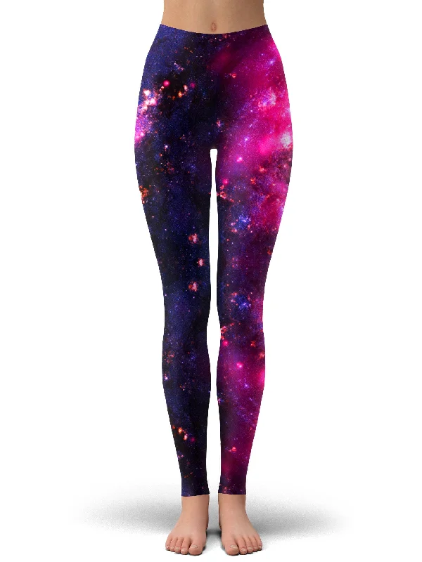 Purple Cosmos Leggings