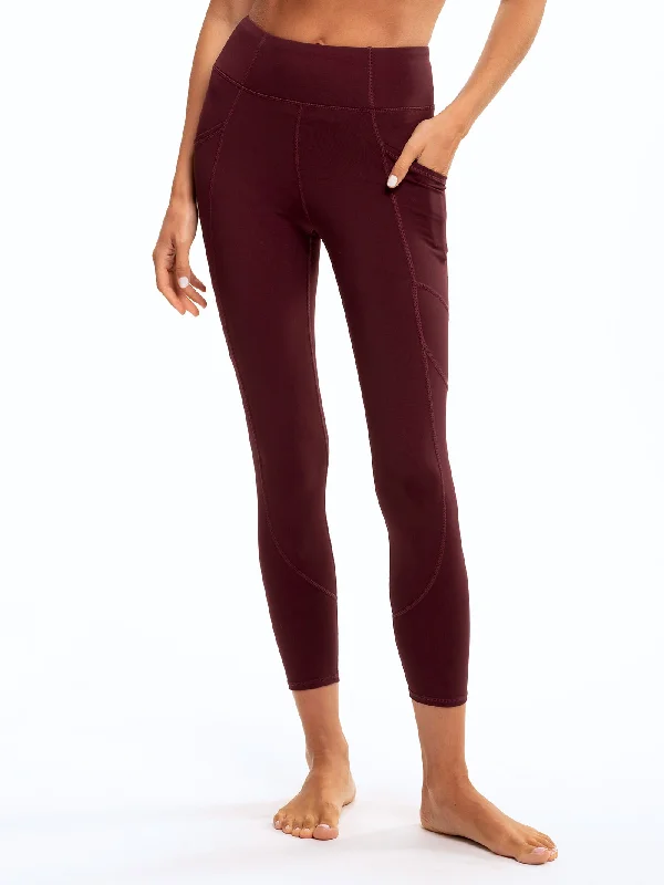Rita Pocket High Rise 7/8 Sport Legging 24" Fashionable Sports Leggings
