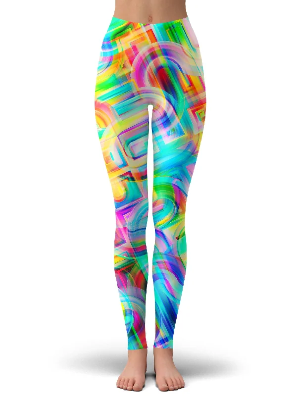 Tropical Nectar Leggings Stylish Everyday Leggings