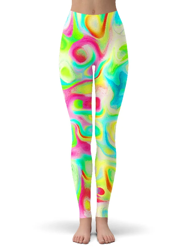 Watercolor Dreams Leggings Chic Smooth Fit Leggings