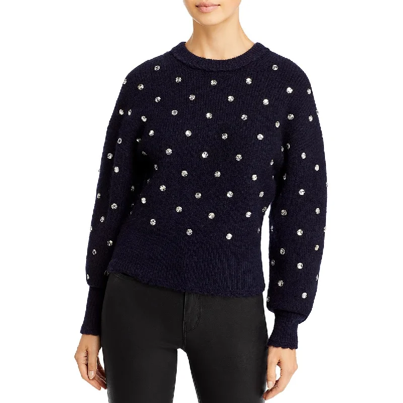 3.1 Phillip Lim Womens Alpaca Blend Embellished Pullover Sweater Oversized Loose Flowy 3.1 Phillip Lim Womens Alpaca Blend Embellished Pullover Sweater Oversized Loose Flowy