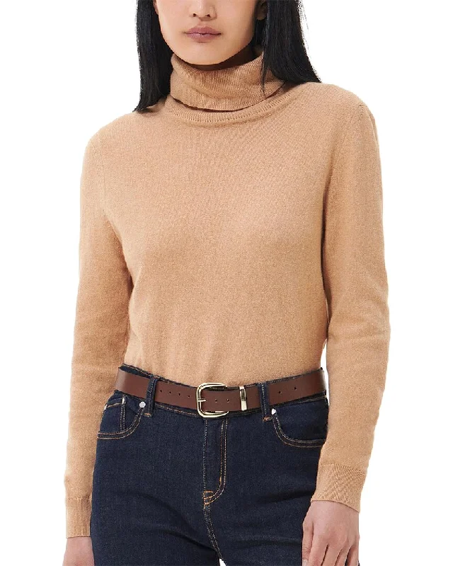 Barbour Wool-Blend Sweater Ribbed Striped Patterned
