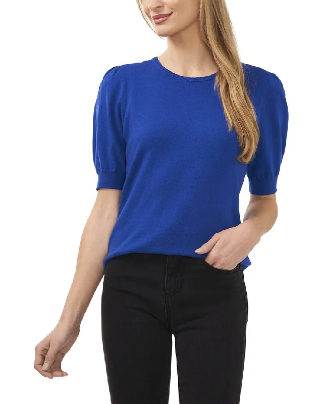 CeCe Pearl Back Sweater Layered Multi-layer Single Layer