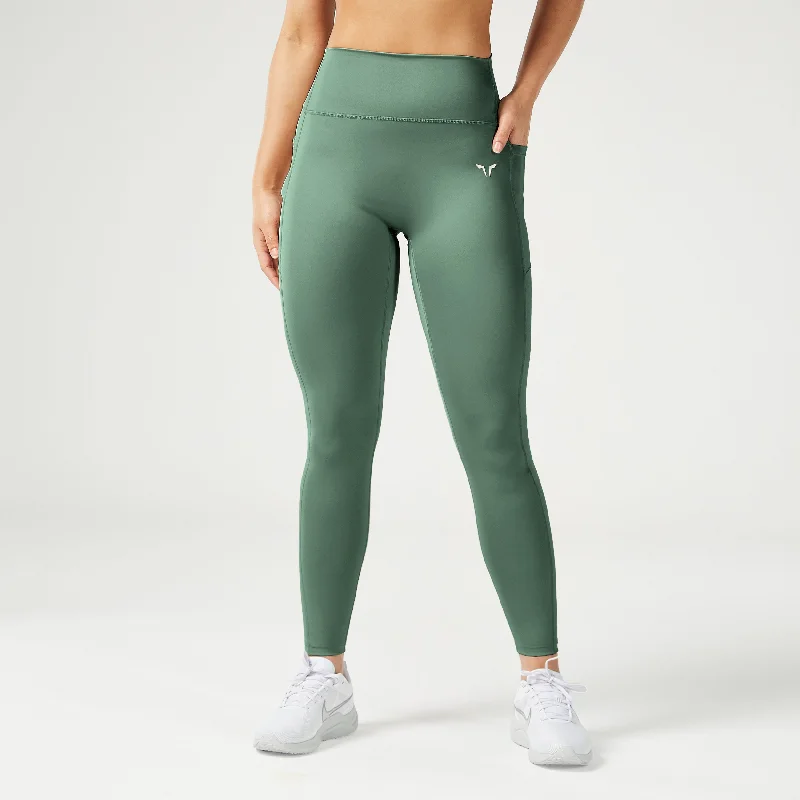 Essential ACT Leggings 27" 2.0 - Dark Forest Cozy Sweat-Wicking Leggings