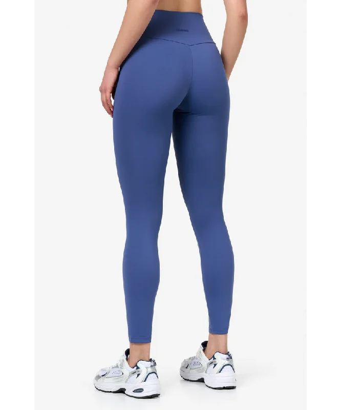 Famme Signature Leggings Blue Elegant Shiny Black Leggings