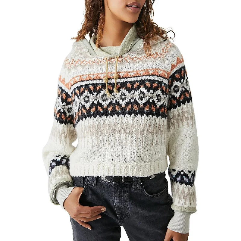 Free People Womens Wool Blend Cozy Hooded Sweater Long Sweater Short Sweater Cropped Sweater Free People Womens Wool Blend Cozy Hooded Sweater Long Sweater Short Sweater Cropped Sweater