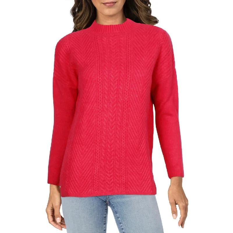 Joules Womens Cable Knit Ribbed Trim Pullover Sweater Mesh Blend Leather Blend Suede Blend Joules Womens Cable Knit Ribbed Trim Pullover Sweater Mesh Blend Leather Blend Suede Blend