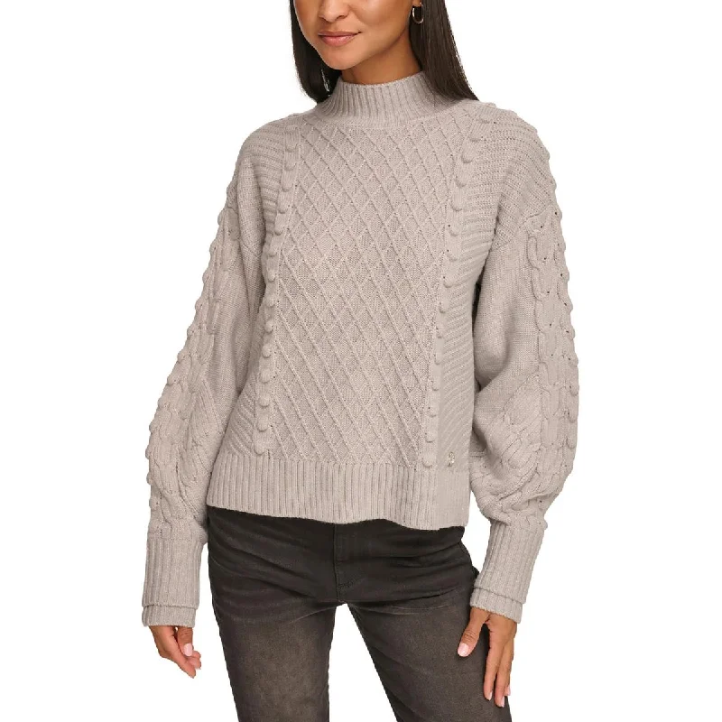 Karl Lagerfeld Paris Womens Ribbed Trim Comfy Crewneck Sweater Rayon Fabric Velvet Fabric Corduroy Fabric Karl Lagerfeld Paris Womens Ribbed Trim Comfy Crewneck Sweater Rayon Fabric Velvet Fabric Corduroy Fabric
