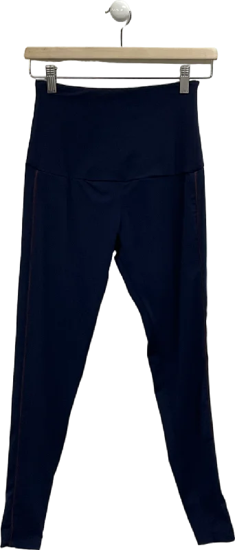 Leo & I Blue High Waist Leggings UK XS Trendy Patterned Leggings