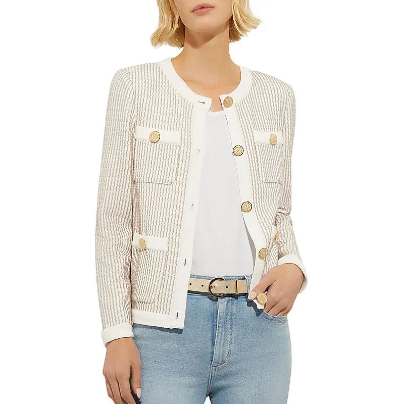 Misook Womens Knit Striped Cardigan Sweater Long Sweater Short Sweater Cropped Sweater Misook Womens Knit Striped Cardigan Sweater Long Sweater Short Sweater Cropped Sweater