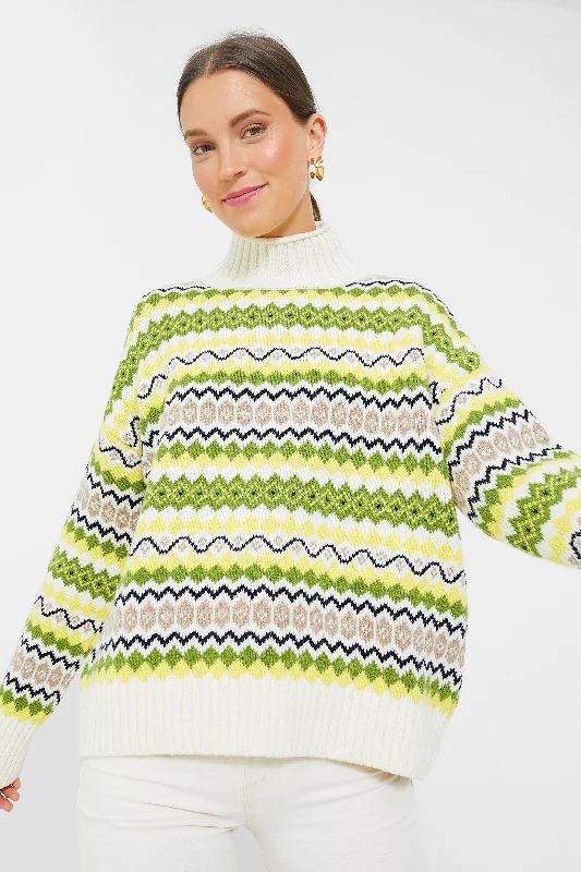 Multi Holkham Knit Sweater Velvet Chenille Corduroy