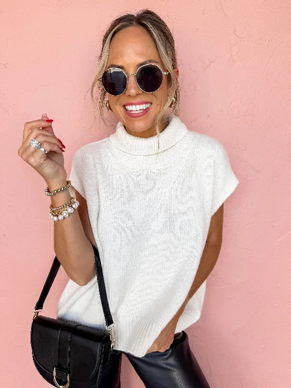 Soft Reflection Turtle Neck Sweater Oversized Loose Flowy