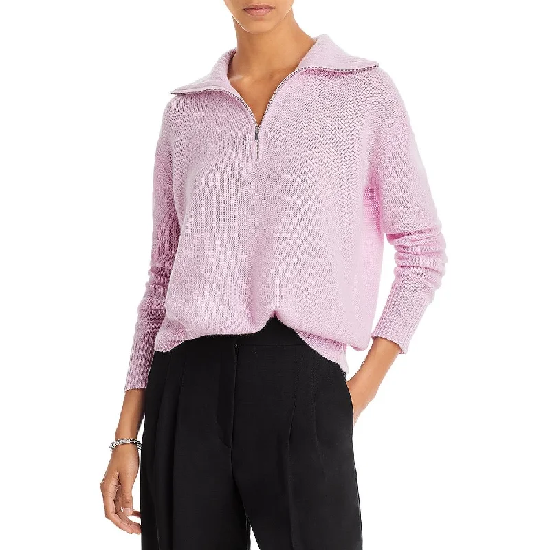 Private Label Womens Half Zip Mock Neck Pullover Sweater Satin Fabric Silk Fabric Chiffon Fabric Private Label Womens Half Zip Mock Neck Pullover Sweater Satin Fabric Silk Fabric Chiffon Fabric
