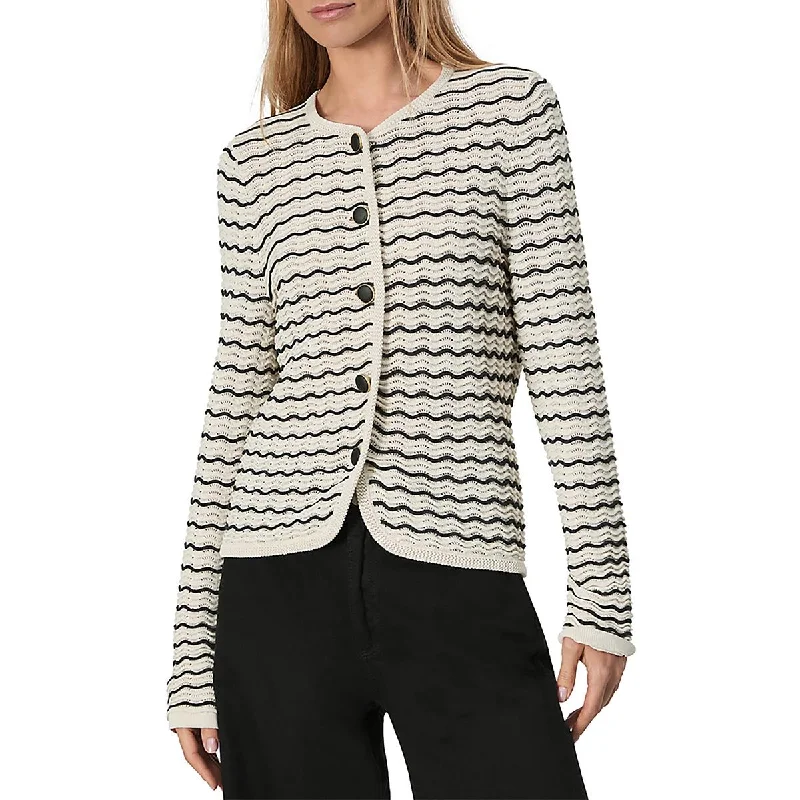 Rag & Bone Womens Button Down Striped Cardigan Sweater Open Front Closed Front Wrap Front Rag & Bone Womens Button Down Striped Cardigan Sweater Open Front Closed Front Wrap Front