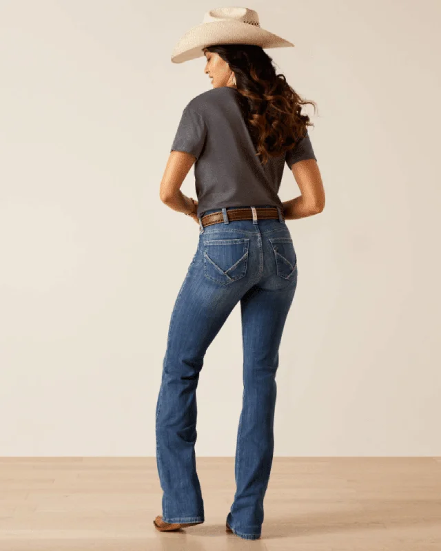 Ariat Women's Perfect Rise Annie Bootcut Jeans 10048269 Chic Faded Blue Jeans