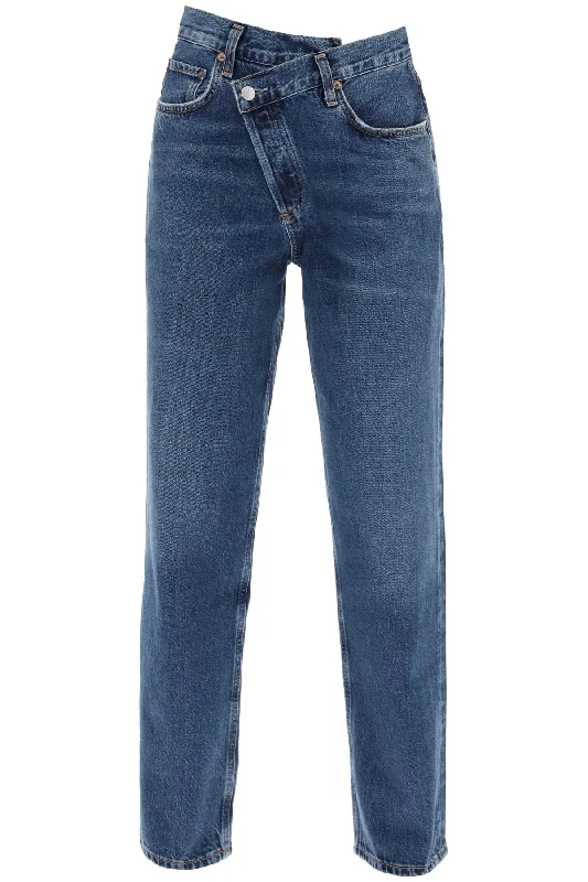 AGOLDE criss cross jeans Casual Distressed Skinny Jeans