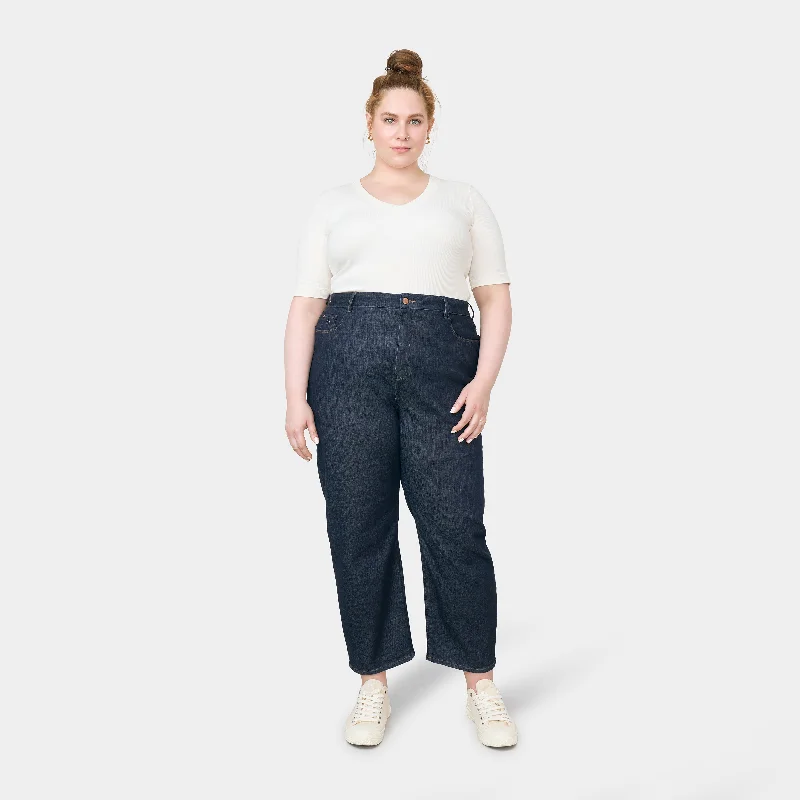 Stardust Organic Soft Denim Jeans Dark Indigo Trendy Colored Denim Jeans