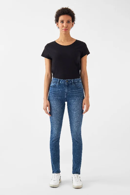 Sun Up Skinny Powerstretch Jeans Medium Denim Classic Black Denim Jeans