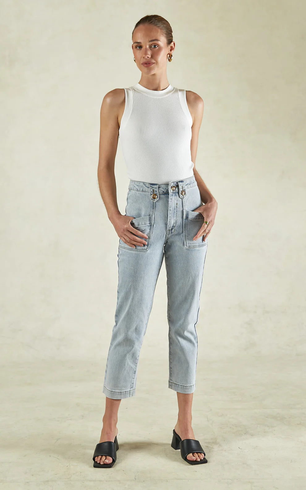 Dricoper Stella Jeans - Sunbleached Denim