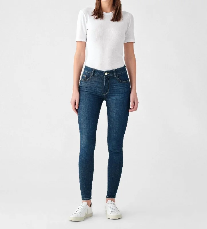 Florence Skinny Jeans In Dekalb Casual Distressed Denim Jeans