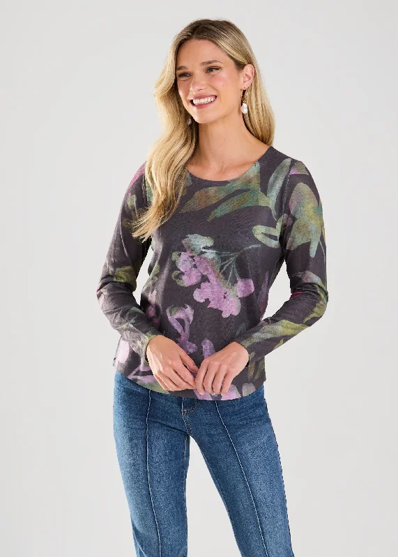 French Dressing Jeans - Long Sleeve Crew Neck Top Trendy Skinny Fit Jeans
